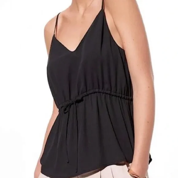 Aritzia Babaton Black V-neck Warren Cami - Picture 2 of 7